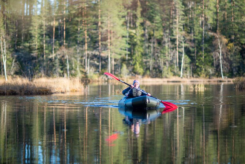 Mode Packraft 250 Solid Rød